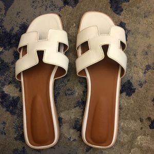 White Sandals